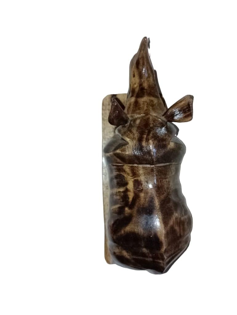 Rhino Wooden Showpiece view 2