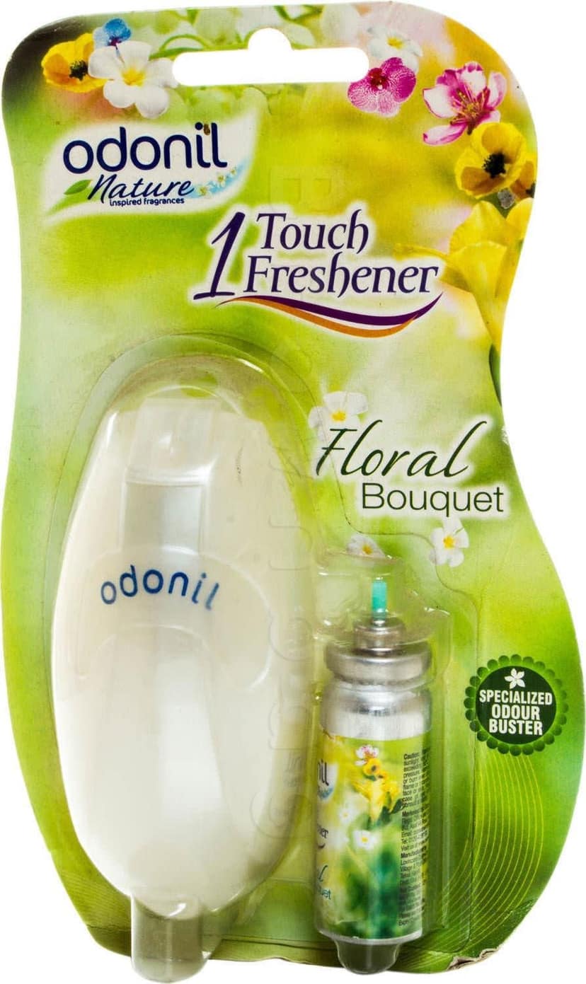 Odonil One Touch Air Purifier Freshener - Floral Bouquet Combo, 12 ml