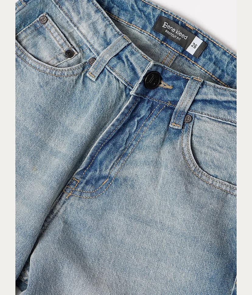 Bene Kleed Women Bootcut Waist Jeans view 7