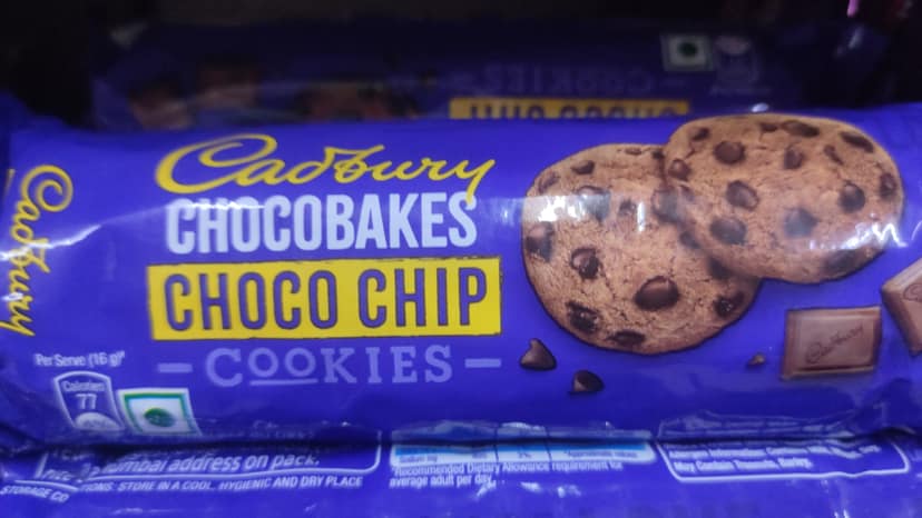 Cadbury chocobakes choco chip cookies
