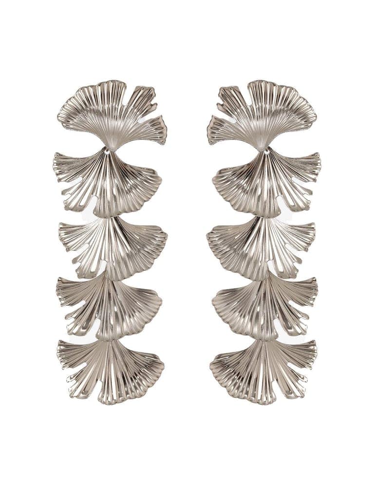 Anti-Tarnish Silver Plated Quirky Long Dangler Earrings view 6