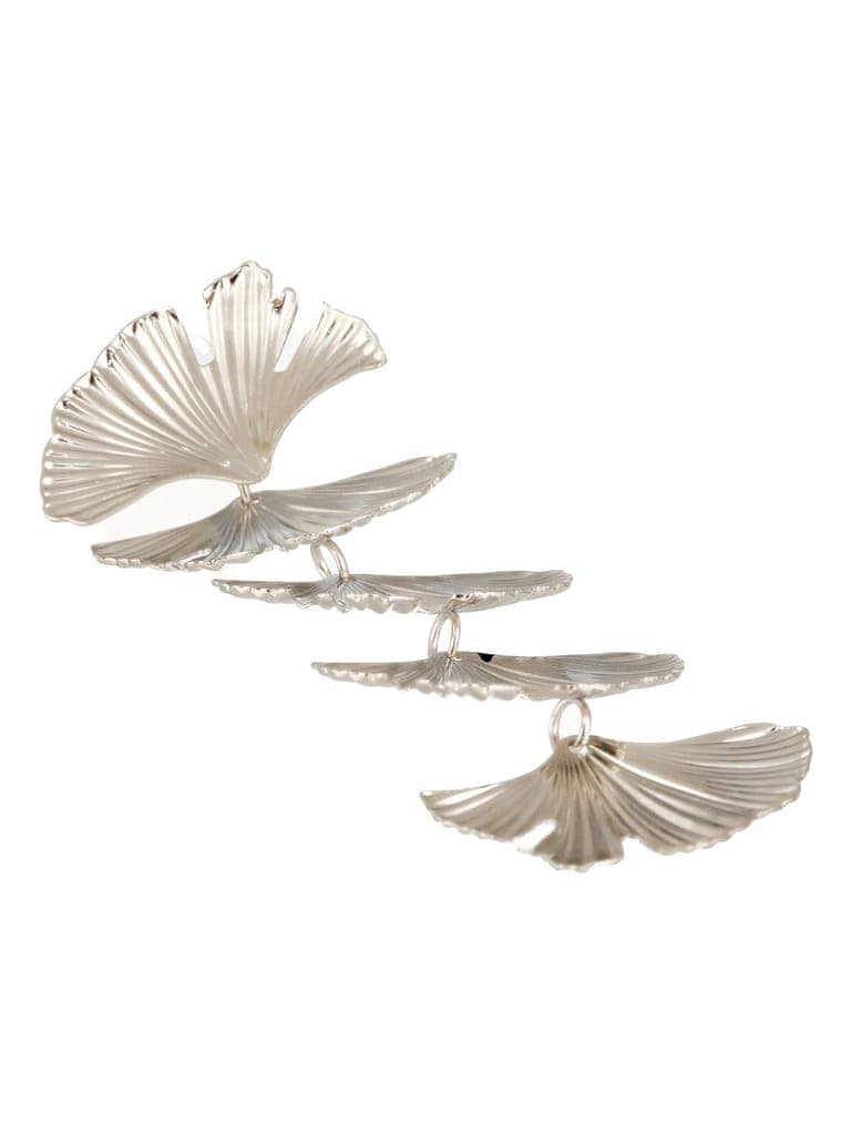 Anti-Tarnish Silver Plated Quirky Long Dangler Earrings view 7
