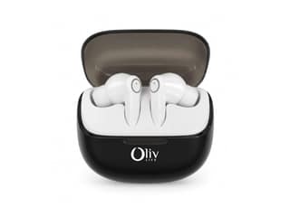 OlivLife NERO True Wireless Earbuds, Bluetooth 6.0 in-Ear Headphones with ENC Mic, 14H Playtime, Deep Bass, Premium Sound, Type-C Fast Charging Case - Gray
