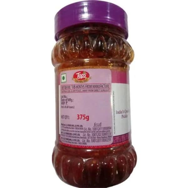 Tops Lime Pickle 375 Gms view 3