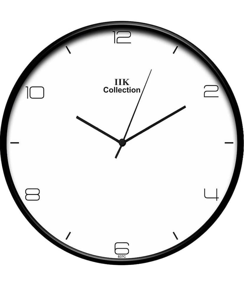 IIK COLLECTION - Circular Analog Wall Clock