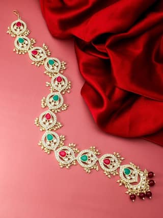 Morison Multi-Colored Jhumka Earrings Bold and Playful