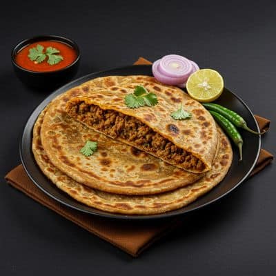 Mutton Kheema Paratha