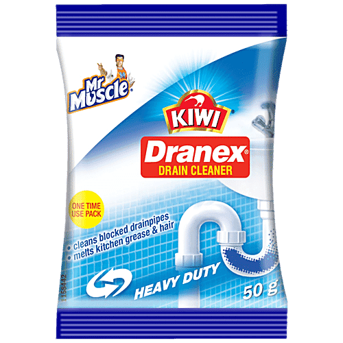 Kiwi Dranex Drain Cleaner, 50 g Pouch