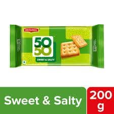 BRITANNIA 50-50 SWEET SALTY BISCUITS 200G