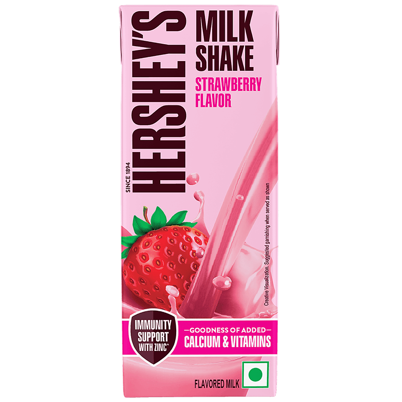 Hersheys Milkshake - Strawberry, 180 Ml