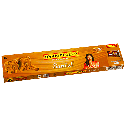 Mangaldeep Sandal Agarbatti, 76 sticks