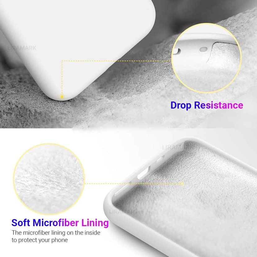 LIRAMARK Liquid Silicone Soft Back Cover Case for Apple iPhone 11 Pro view 5