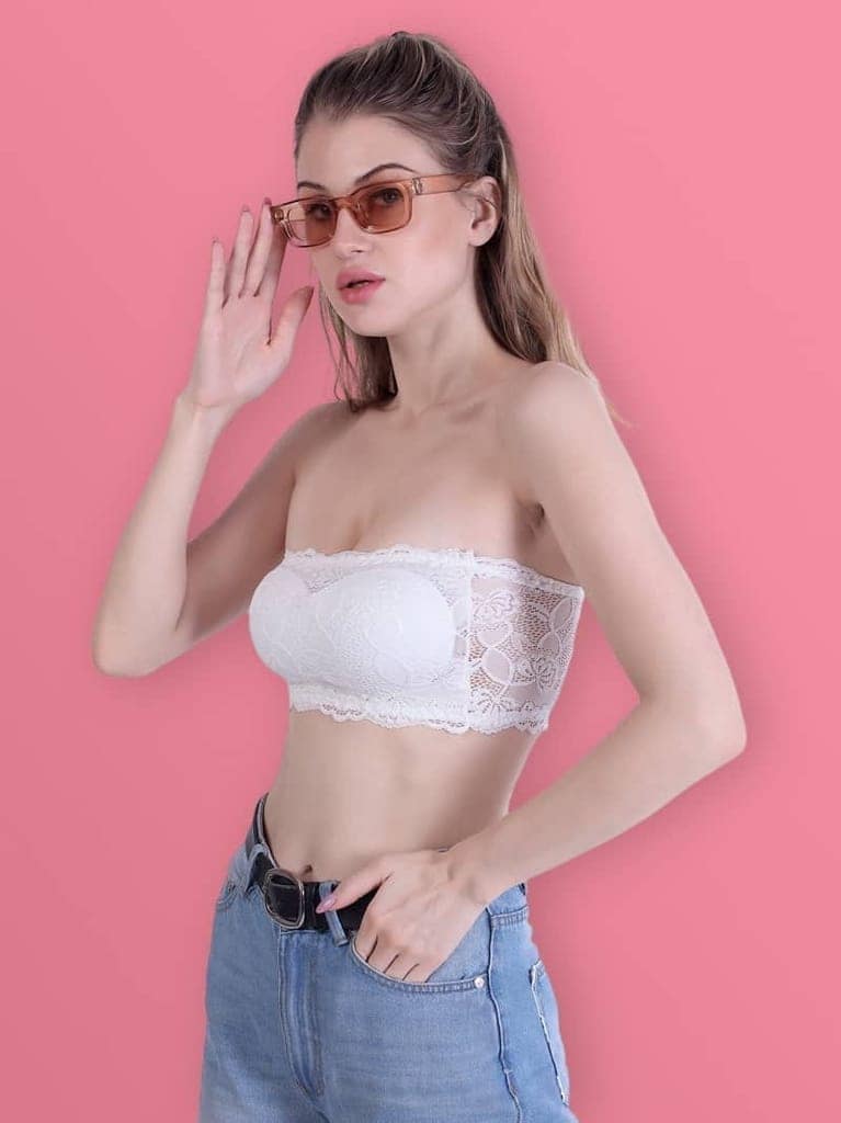 Strapless Wonder Padded Half Coverage Bra view 3