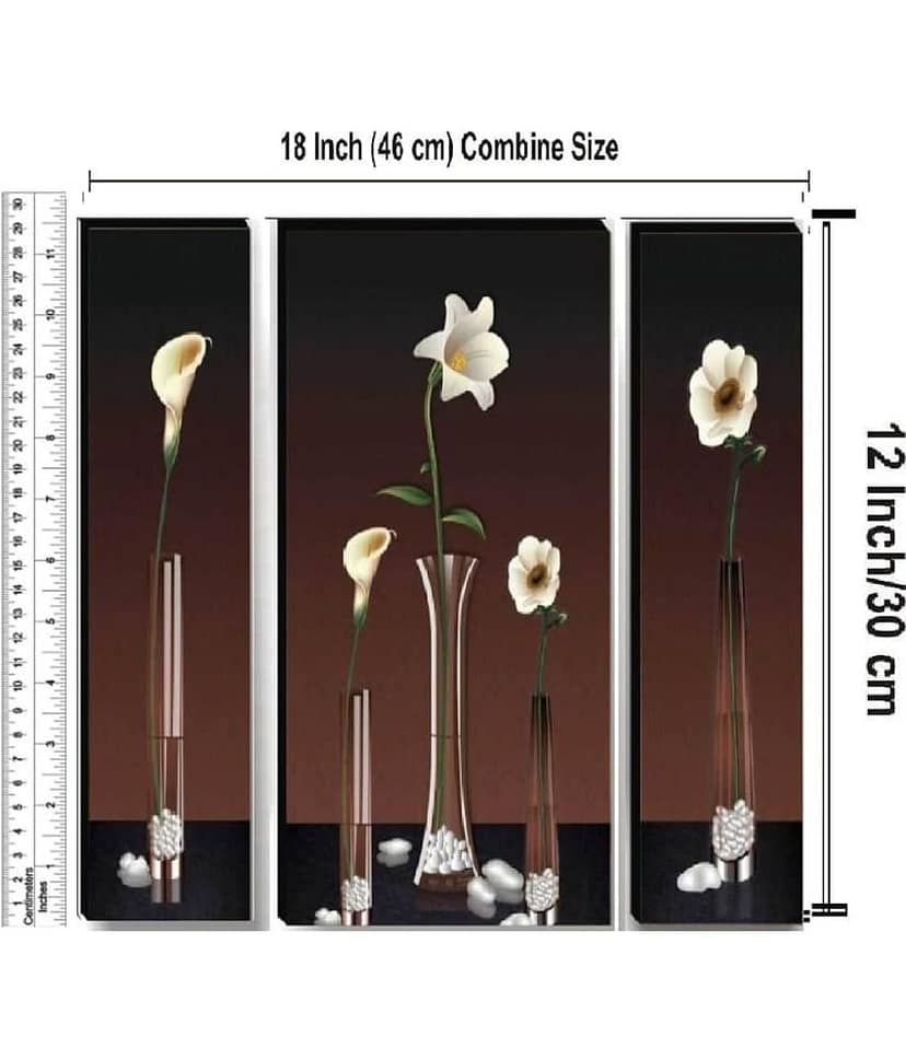 SNDArt - Flower Pots Wall Painting For Living Room Gift Items view 2