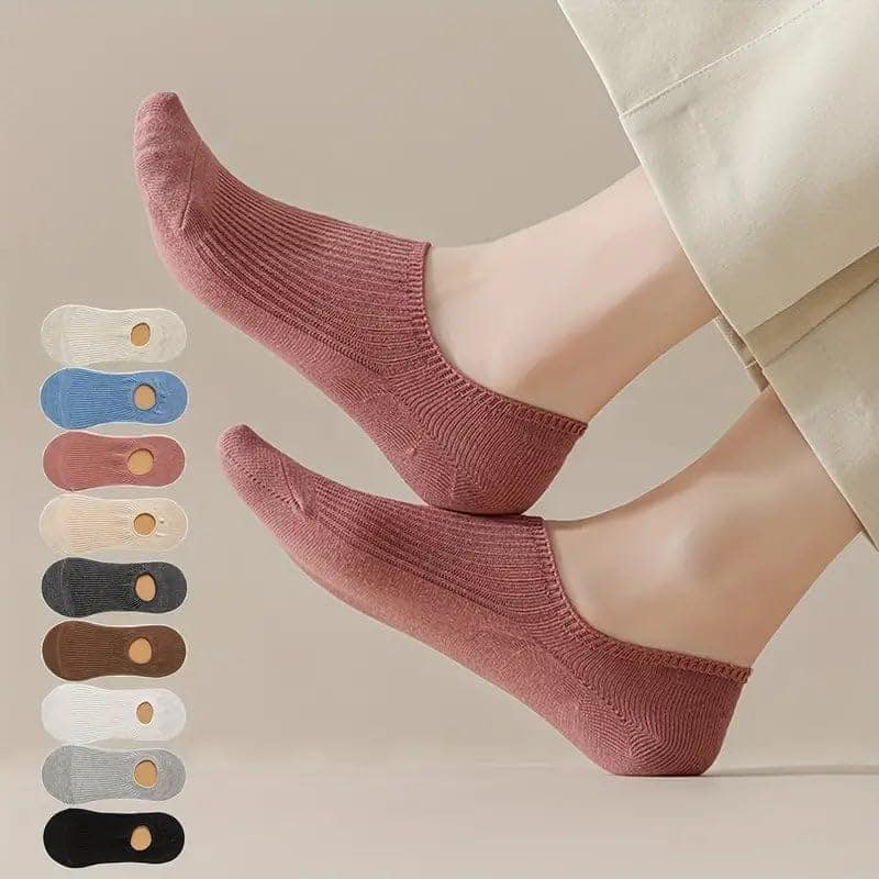 SOCKSCARVING Multicolour Cotton Socks for Unisex - Pack of 9, Knitted, Low Cut Ankle - Elasto Edition, Age 20-45 Years, Unisex-Men-Women view 4