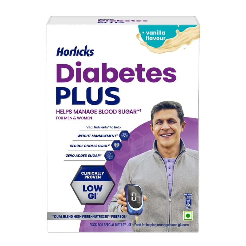 Horlicks Diabetes Plus Vanilla Flavour 400 Gms