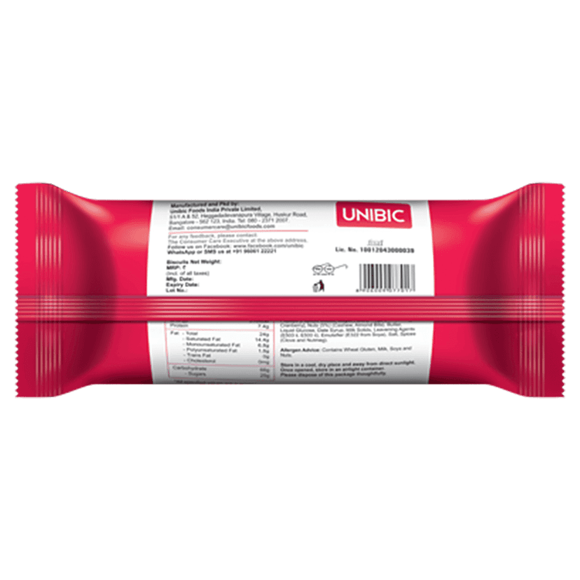 Unibic Cookies - Fruit & Nut, 75 G Pouch view 2