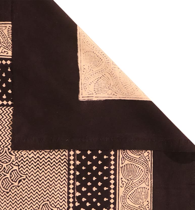 Hand Block Printed Bagh Cotton Single Bed Sheet view 5