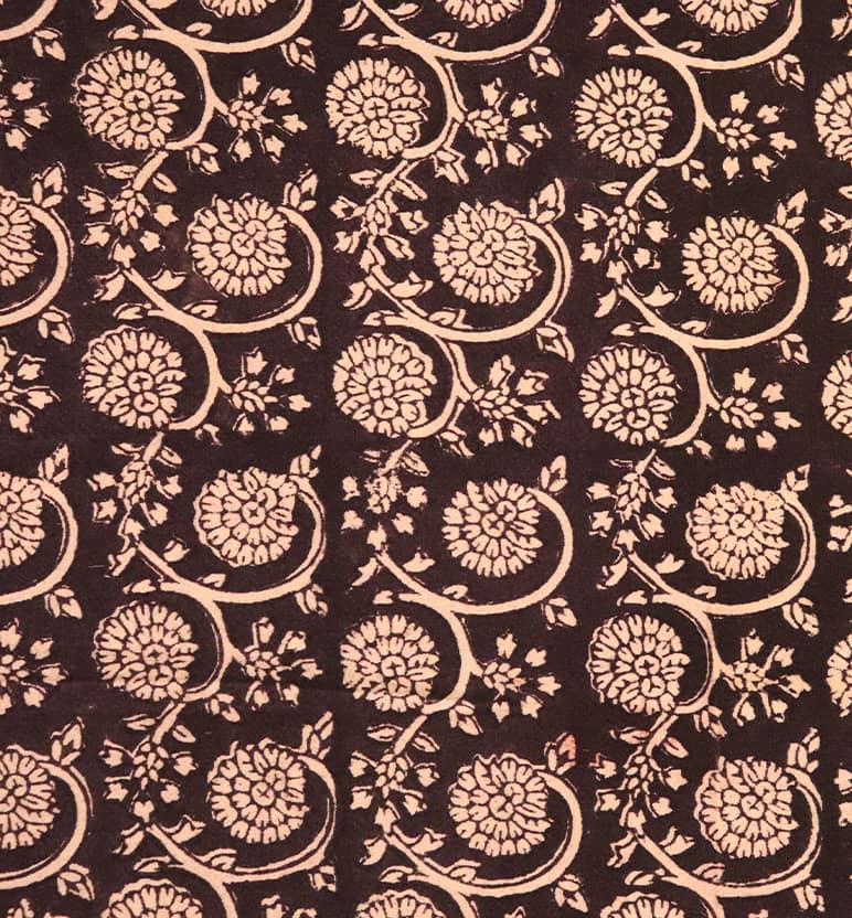 Hand Block Printed Bagh Cotton Single Bed Sheet view 6
