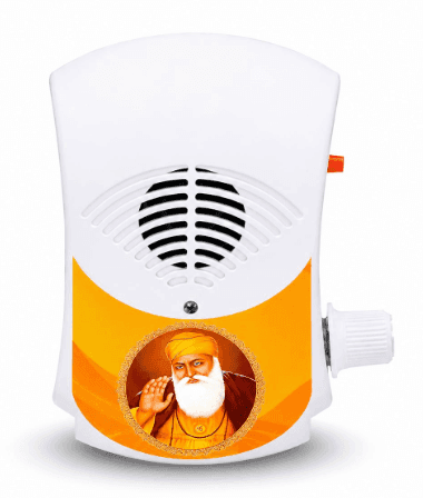 Sikh Mantra Chanting Box | 10-in-1 Waheguru Simran & Gurbani Audio Player | Ek Onkar Meditation Speaker for Home, Temple & Peaceful Devotion