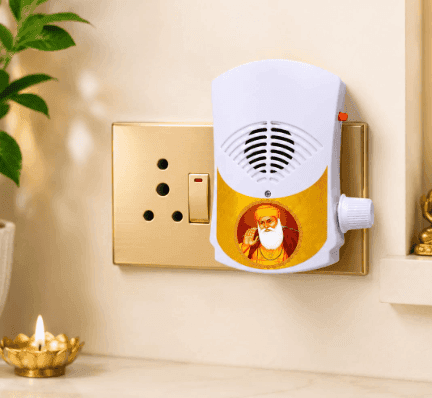 Sikh Mantra Chanting Box | 10-in-1 Waheguru Simran & Gurbani Audio Player | Ek Onkar Meditation Speaker for Home, Temple & Peaceful Devotion view 4