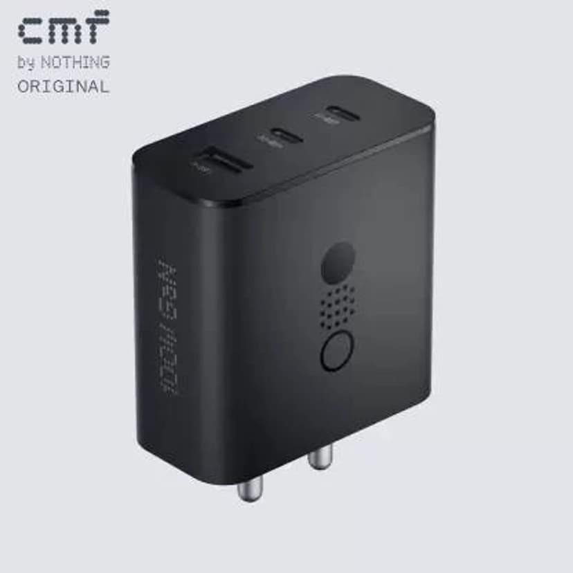 CMF by Nothing 100W Power GaN 5A 3 Port Mobile Charger(black)