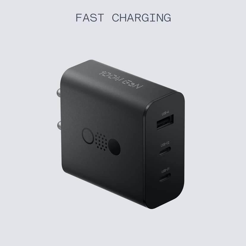 CMF by Nothing 100W Power GaN 5A 3 Port Mobile Charger(black) view 4
