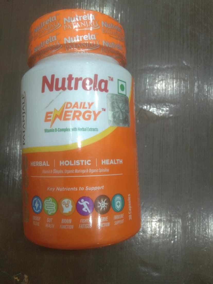 Nutrela Daily Energy -complex with herbal extra 30 capsules