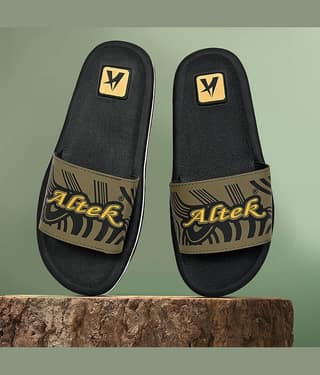 Altek Olive Men's Thong Flip Flop