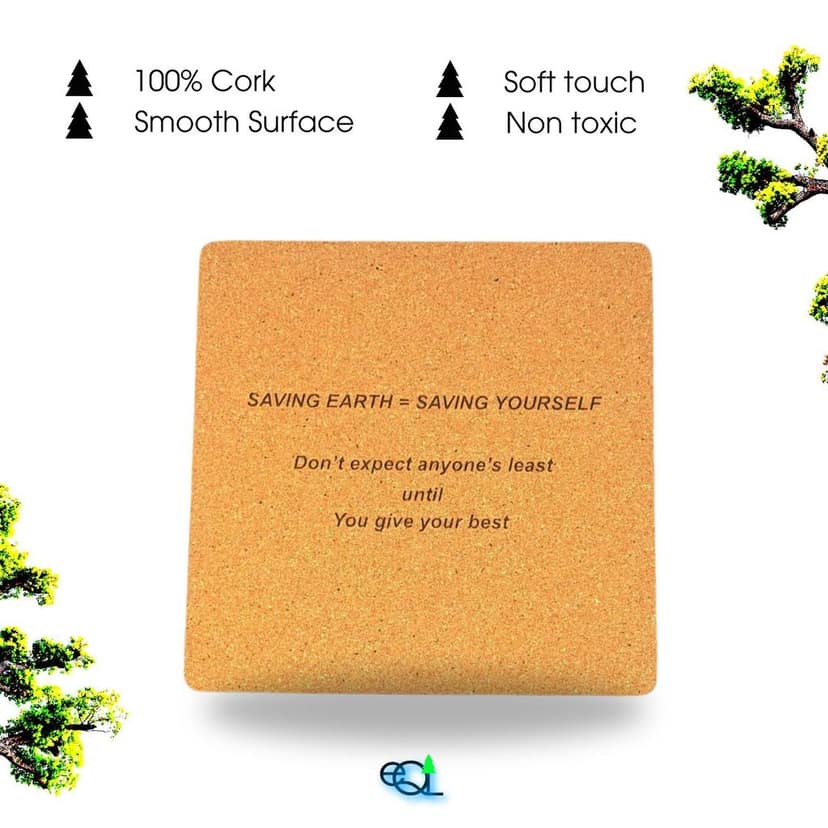 Mouse Pad made of 100% Cork | EQO LOGIQ view 2