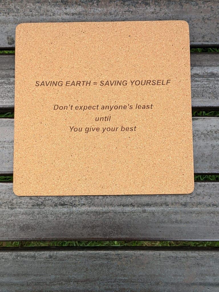 Mouse Pad made of 100% Cork | EQO LOGIQ view 4