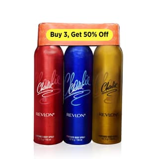 REVLON Charlie Deodorant Spray For Women (Combo Of 3)