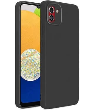 Case Vault Covers - Silicon Soft cases Compatible For Silicon Samsung Galaxy A03 ( Pack of 1 )
