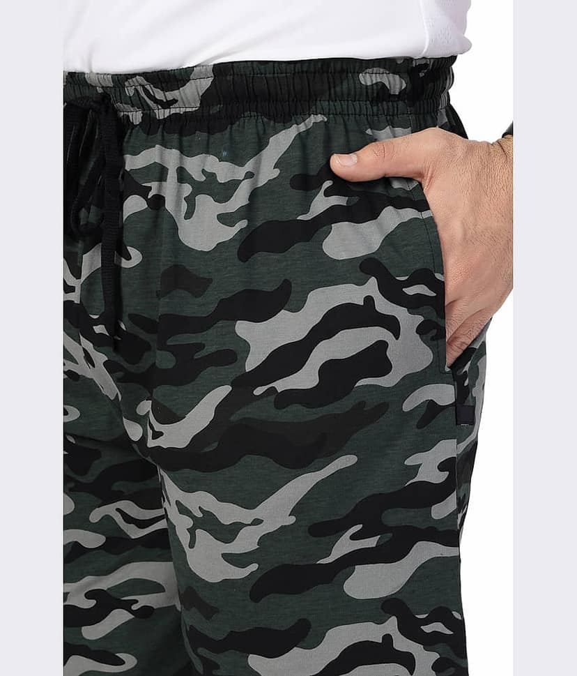 Neo Garments Green Cotton Men's Shorts ( Pack of 1 ) view 2