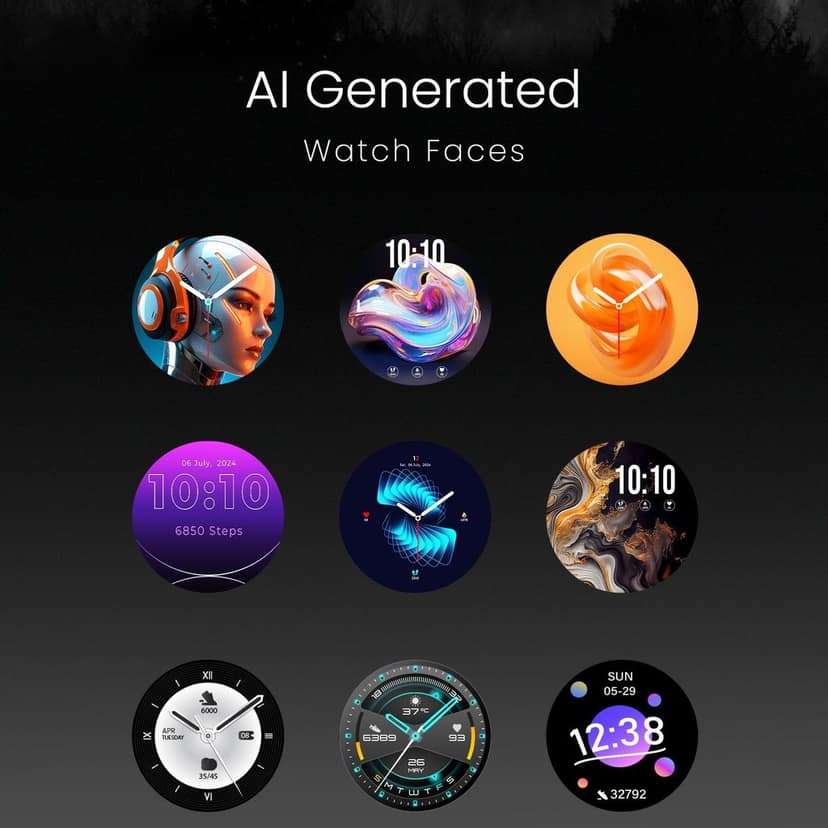 CELLECOR E2 Hype 1.50" (38.1mm) HD IPS Display Smart Watch, 500 Nits, 60Hz Refresh Rate, Bluetooth Calling, AI generated Watch Faces, 100+ Sports Modes, Health Suite, Voice Assistance (Blue ) view 7