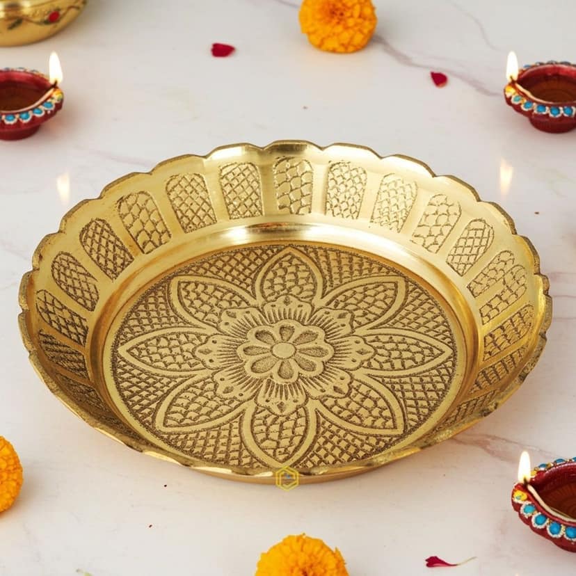 Brass Tortoise Plate No. 4.5 (ZMAS186 H)