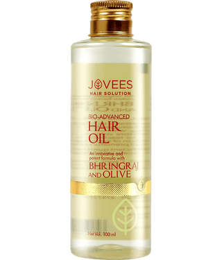 Jovees Herbal Bringraj & Olive Bio- Advanced Hair Oil For Dry & Damaged Hair 100ml, (Pack of 1)