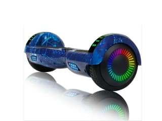 Pulse Board P6+ UL 2272 Certified Hoverboard Self Balancing Electric Scooter 6.5 Inch for Adult and Kids with LED Light and App (Galaxy)