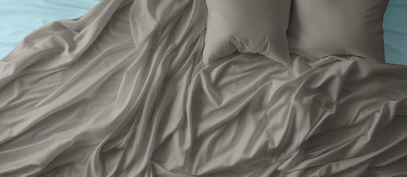 ChannStudio Bedsheet Collection 450 TC Cotton King Size 78"x72" with 2 Pillow Covers (Greige) view 2