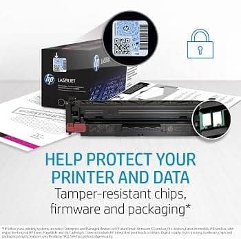 HP 119A Cyan Magenta Yellow Toner Cartridge Set | W2091A W2092A W2093A | Compatible with HP Color LaserJet Pro M182n, M182nw, M183fw & M183fn view 3