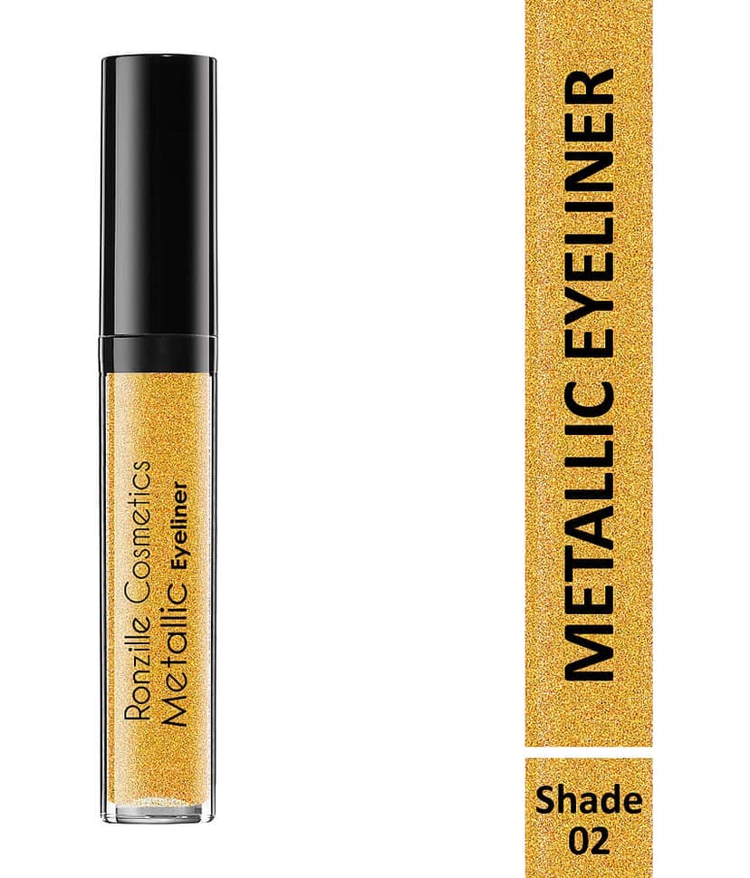 Ronzille - Olive Glitter Eye Liner Liquid ( Pack of 1 )