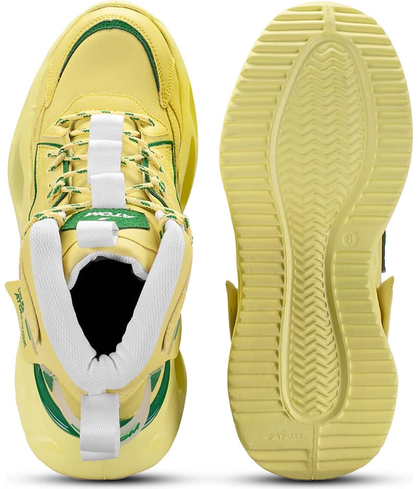 ATOM Chroma Kick Yellow Men's Sneakers view 6
