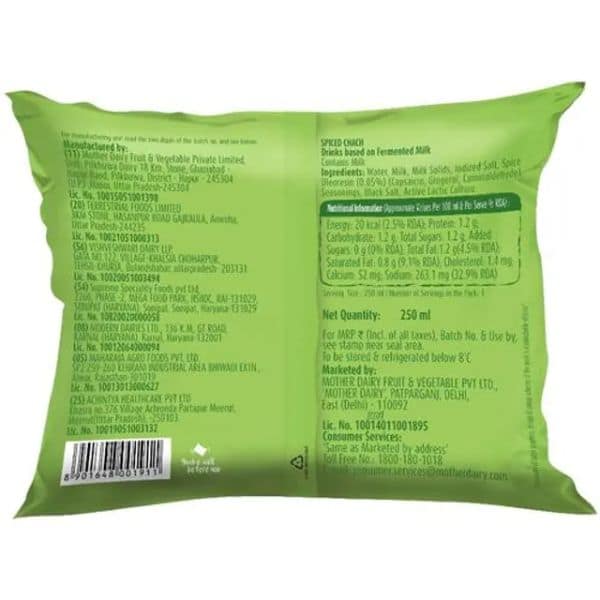 Mother Dairy Tadka Chach 300 Ml view 3