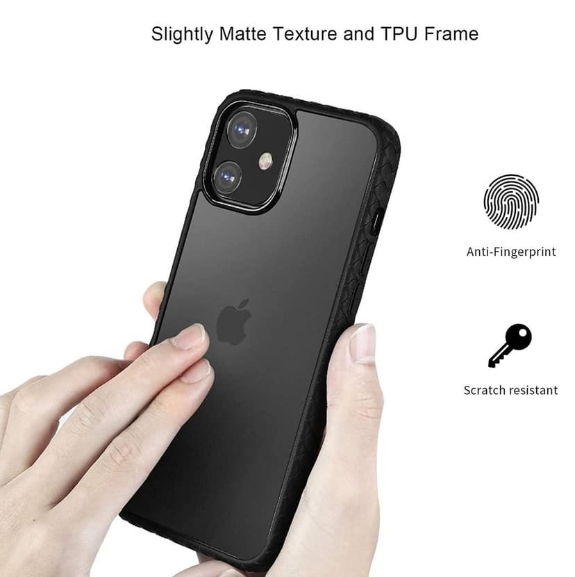 Memumi Light Frog Series Back Cover for Apple iPhone 12 Mini PC with Soft Bumper - Green (5.4") view 5