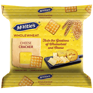 Mcvities Whole Wheat Cheese Cracker, 120 gm