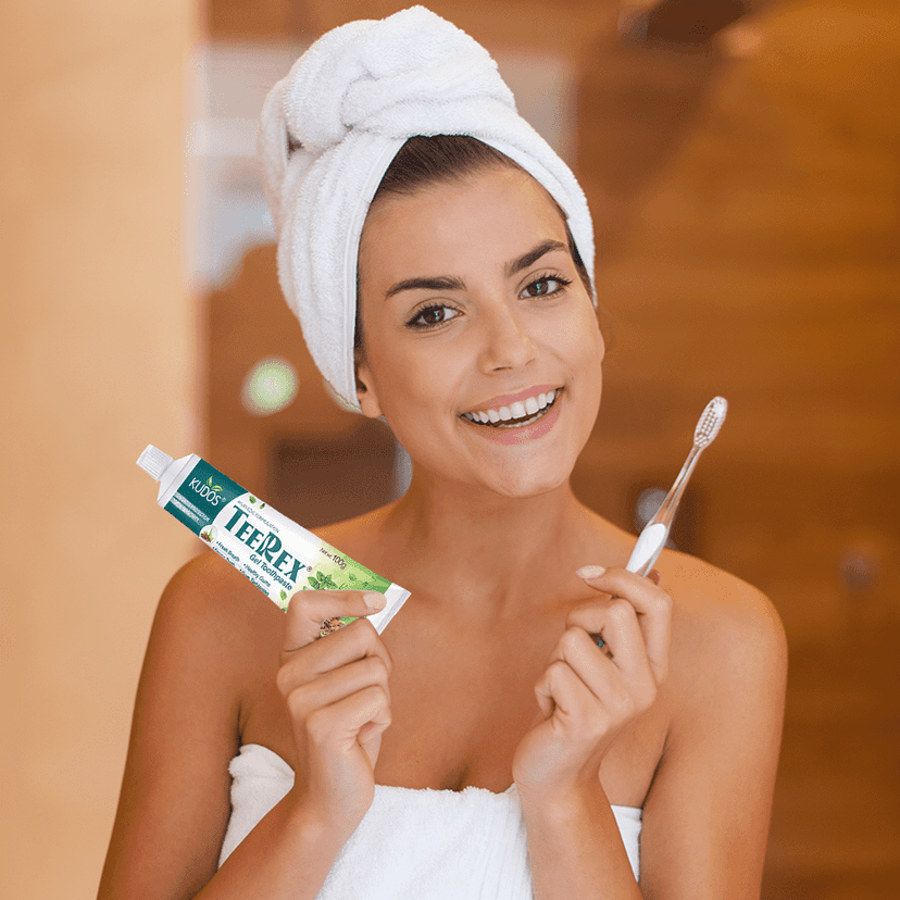 Kudos Teerex Gel Toothpaste | Multi-Benefit Toothpaste | 100 GM view 4