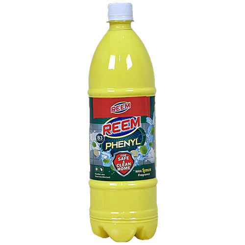 Reem Phenyl - Lemon, Floral Disinfectant, For Safe & Clean Home, Premium, 1 L Bottle