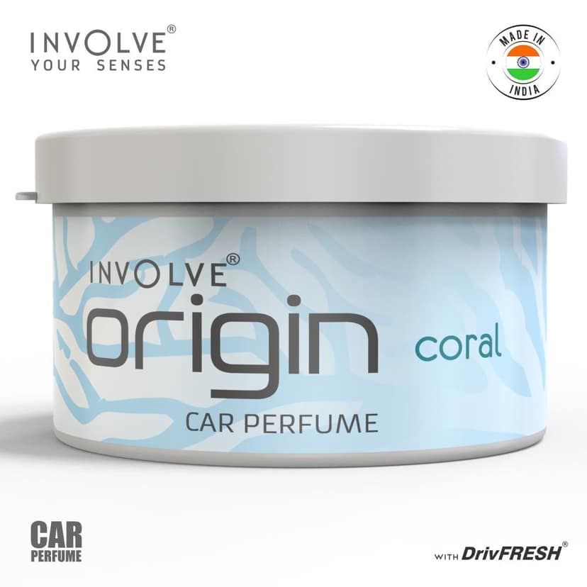 Involve Origin - Coral : Spill Proof Fiber Car Perfume