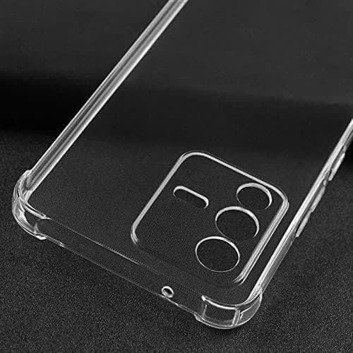 Faircost for Vivo V23 Pro 5G Back Cover Shockproof (Silicon| Transparent) view 5