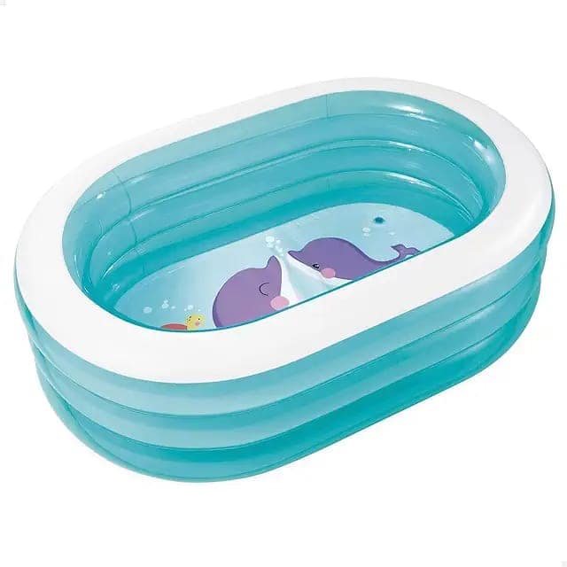 Intex Oval Whale Fun Pool for Kid, Multicolor view 3